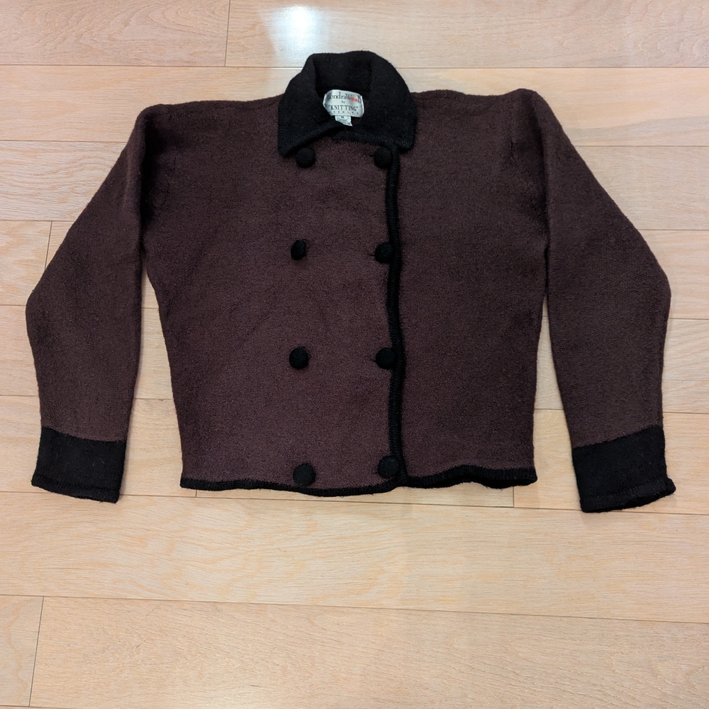 Vintage 60s WondraWool By Knitting Needles Jacket